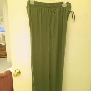Woman Olive Green yoga pants New 1X L